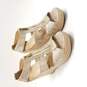 Michael Kors Women's Damita Metallic Gold Espadrille Wedge Heels Size 8.5 image number 3