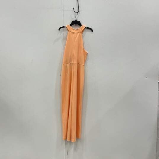 NWT Rachel Rachel Roy Womens Light Orange Sleeveless One-Piece Jumpsuit Size XL image number 5