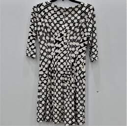 Tahari Women's Arthur S. Levine Black White Circle Pattern Dress Size 2P alternative image