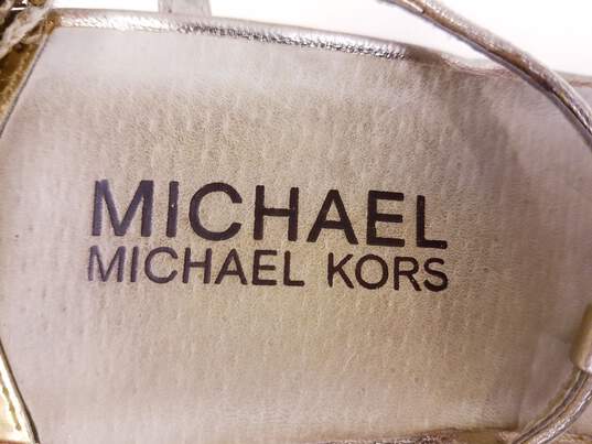 Michael Kors Kami T-Strap Espadrille Wedge Sandals Women's Size 8 image number 9