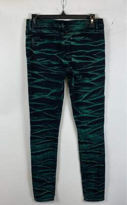 Paige Womens Green Denim 5 Pocket Design Haze Acid Skinny Jeans Size 28 alternative image