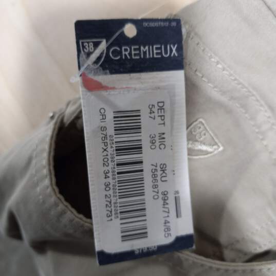 Cremieux Slim Fit Tapered Leg Pants Men's Size 34X30 image number 3