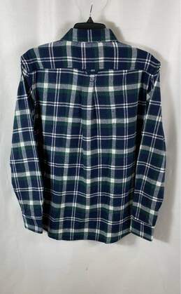 NWT Hudson & Barrow Mens Multicolor Plaid Flannel Button-Up Shirt Size Small alternative image