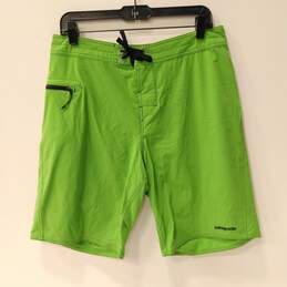 Patagonia Men's Lime Green Shorts Size 32