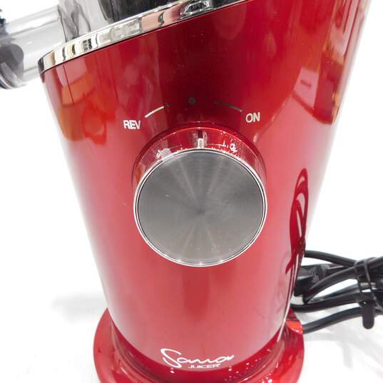 SANA 848 RED Easy Clean Slow Juicer image number 3