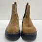 Marc Fisher Women's Cognac Suede Chelsea Ankle Boots with Lug Sole Sz. 7.5 image number 3