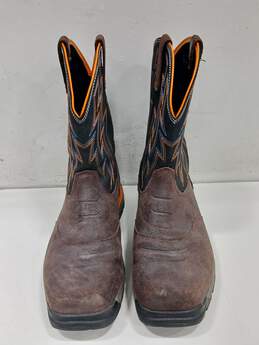 Ariat Work Leather Pull On Western Style Boots Size 11