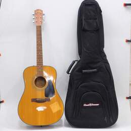 Fender Brand DG8S NAT Model Wooden 6-String Acoustic Guitar w/ Soft Gig Bag