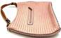 Simply Noelle Pink Faux Leather Basket Weave Shoulder Bag image number 4