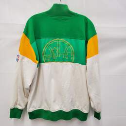 VTG 90's Mitchell & Ness NBA Seattle Supersonics Varsity Jacket Size 44L alternative image