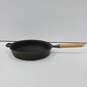 Cast Iron Fry Pan With Wood Handle image number 5