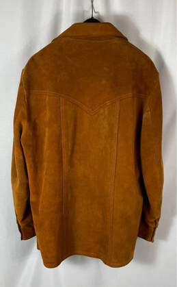 LEE Storm Rider Brown Leather Jacket - Size 42 alternative image