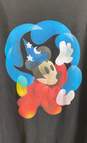 Walt Disney Unisex Adults Black Fantasia Mickey Mouse Pullover Sweatshirt Sz 2XL image number 3