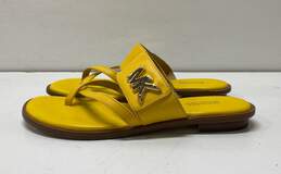 Michael Kors Leather Sidney Sandals Yellow 6