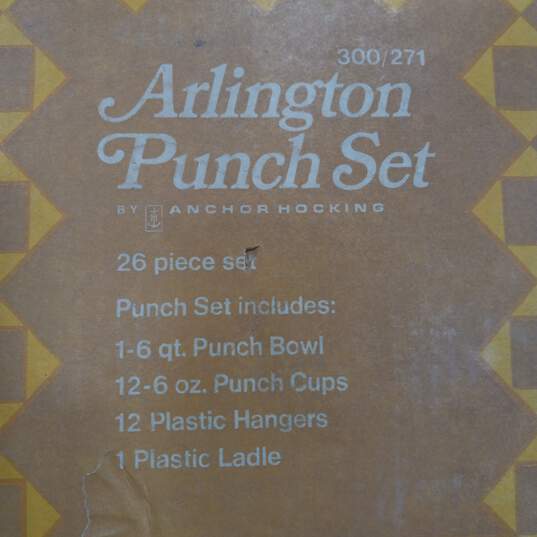 Anchor Hocking Arlington Punch Set IOB image number 6