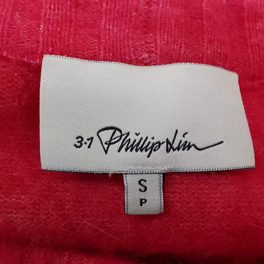 3.1 Phillip Lim Women's Pink Wool Blend Crewneck Sweater Size S w/COA image number 4