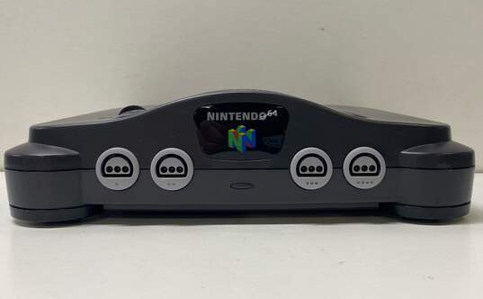 Nintendo N64 Console w/ Accessories- Black image number 2