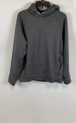 Lululemon Womens Gray Heather Long Sleeve Pockets Pullover Hoodie Size S