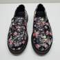 Dr. Martens Addy Slip On Black Leather Floral Loafers Size 8 image number 2