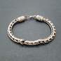 Sterling Silver Byzantine 8 1/2" Bracelet - For Repair 35.5g image number 1