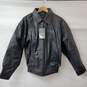 Burk's & Bay Black Leather Jacket Men's M NWT image number 1
