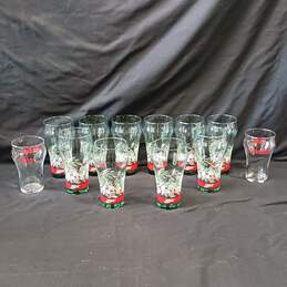 Set Of Assorted Coca Cola Glass Cups
