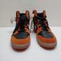Nike 317982-001 Dunk High Hoop Men’s Athletic Shoes Size 13 Orange Black Grey image number 2