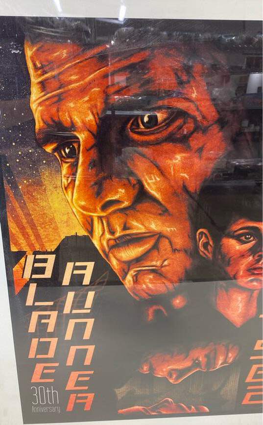 Lot of 2 Blade Runner Posters 30th Anniversary by David Amblard 2012 Framed image number 5