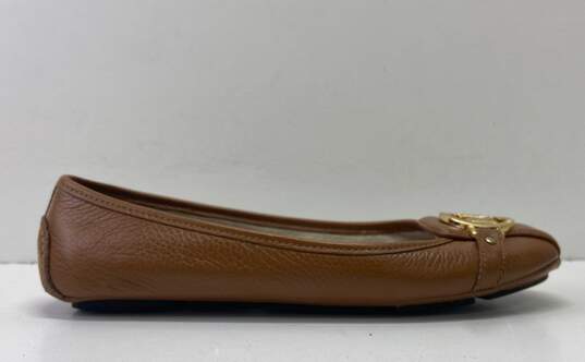Michael Kors Brown Leather Flats Loafers Shoes Size 8.5 M image number 1