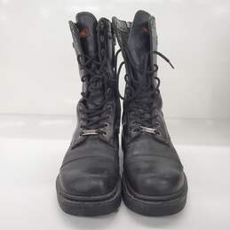 Harley Davidson Men's Paratrooper Jump Black Leather Motorcycle Boots Size 10 alternative image