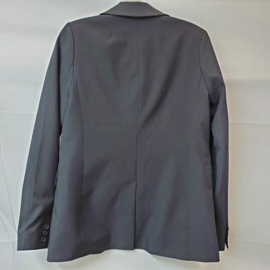 Banana Republic Black Classic Suit Blazer 1 Button Adults Size 0 image number 2