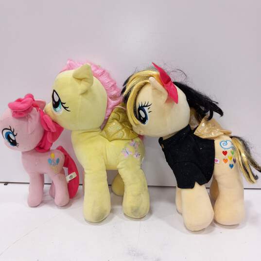 Set of 3 Build-A-Bear Workshop My Little Pony Plushes image number 2