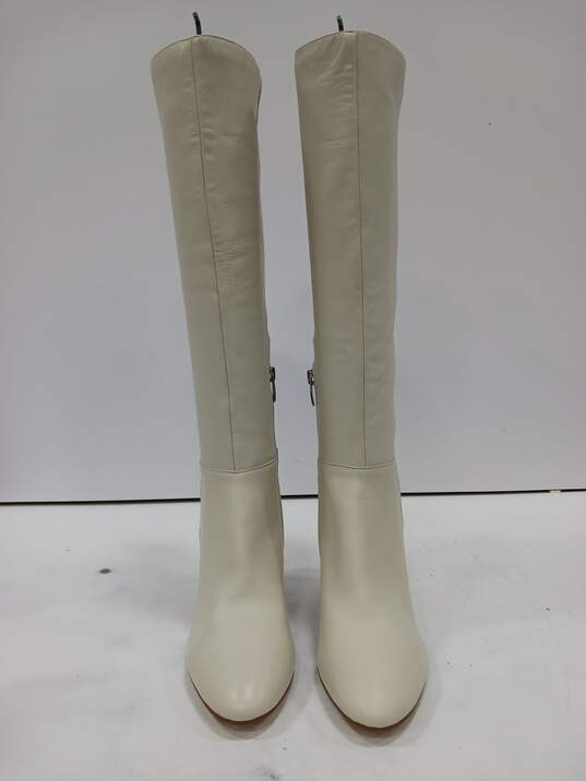 Marc Fisher Women's Heeled White Tall Boots Size 8.5M image number 2