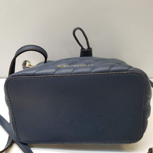 Buy the Michael Kors Suri Quilted Bucket Bag Blue