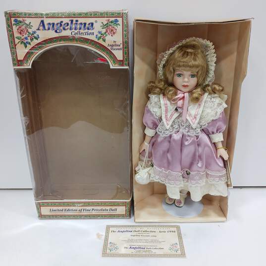 Angelina Limited Edition Porcelain Doll image number 1