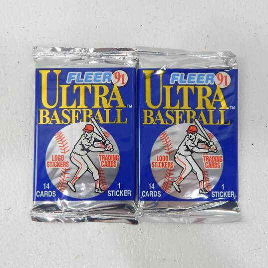 SEALED 1991 Fleer Ultra Baseball Logo Stickers Trading Cards image number 3