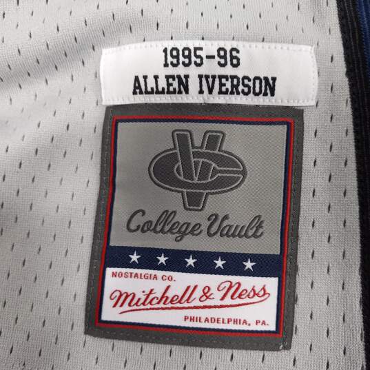 Mitchell & Ness Men's NCAA Georgetown Hoyas #3 Iverson Jersey Size XL with Tags image number 7