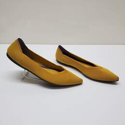 Rothys The Point Marigold Yellow Pointed Toe Flats Women's Size 9.5 alternative image