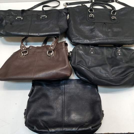 Buy the COACH Assorted Bundle Set Of 5 Multi Leather Medium Satchel Tote  Bags