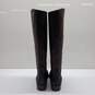 Women's Chanel Brown/Black Tumbled Leather Riding Boots Euro Size 37.5 image number 4