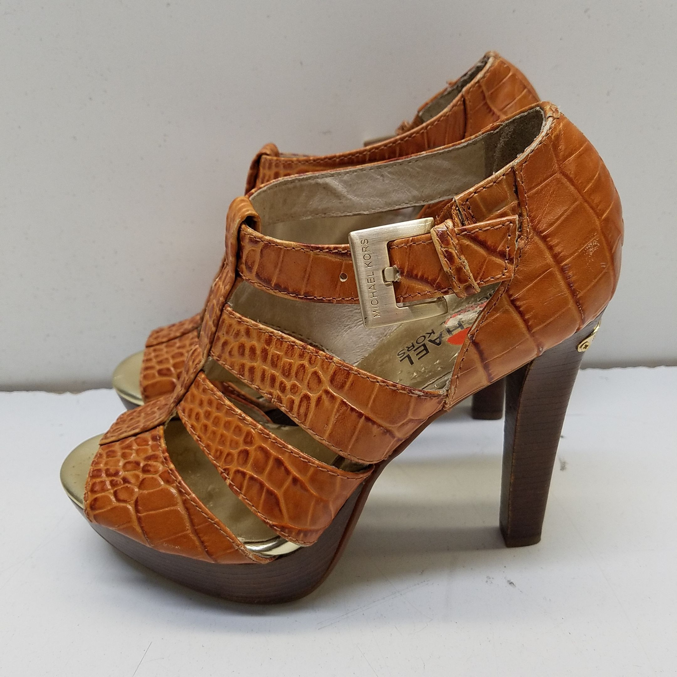Authentic Miu Miu Brown Leather Gladiator Pump Shoes Size 41/9. – Paris  Station Shop