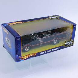 2007 Hot Wheels/Mattel Brand 1:18 Size 1966 TV Series Batmobile w/ Original Box