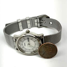 Designer Fossil VT-2473 Silver-Tone Strap Analog Dial Quartz Wristwatch alternative image