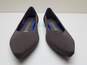 Rothys The Point Cloud Grey Birdseye Ballet Flats Shoes Purple Gray 6.5 image number 3