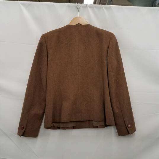 Sasson Vintage Brown Blazer Size 12/ 13 image number 2