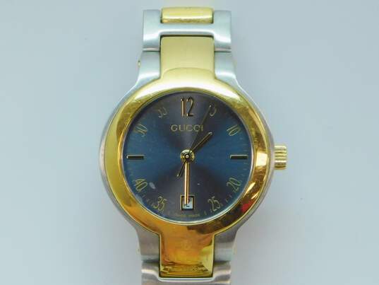 Buy the Gucci Timepieces Swiss 8900L Date Analog Watch | GoodwillFinds