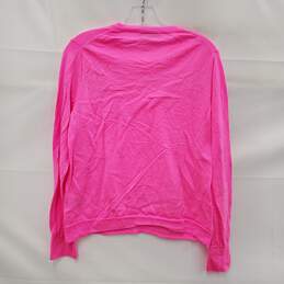 J. Crew WM's Hot Pink Long Sleeve Merino Wool Sweater Size XL alternative image