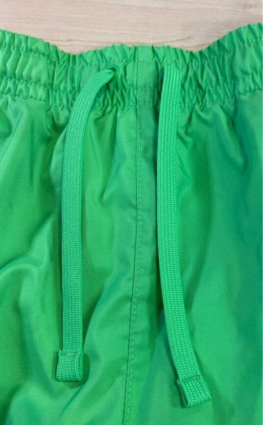 NWT Nike Mens Green Standard Fit Drawstring Waist Swim Trunk Shorts Size Large image number 5