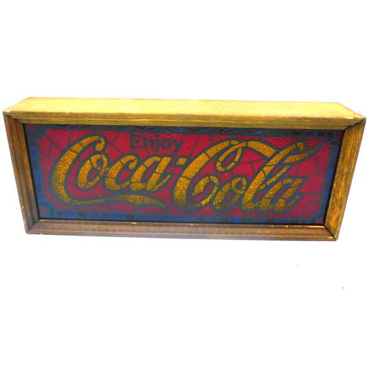 Vintage Coca-Cola Mantel Bar Light image number 1