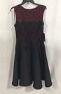 Tadashi Shoji Black Floral Lace Dress - Size 10 image number 2